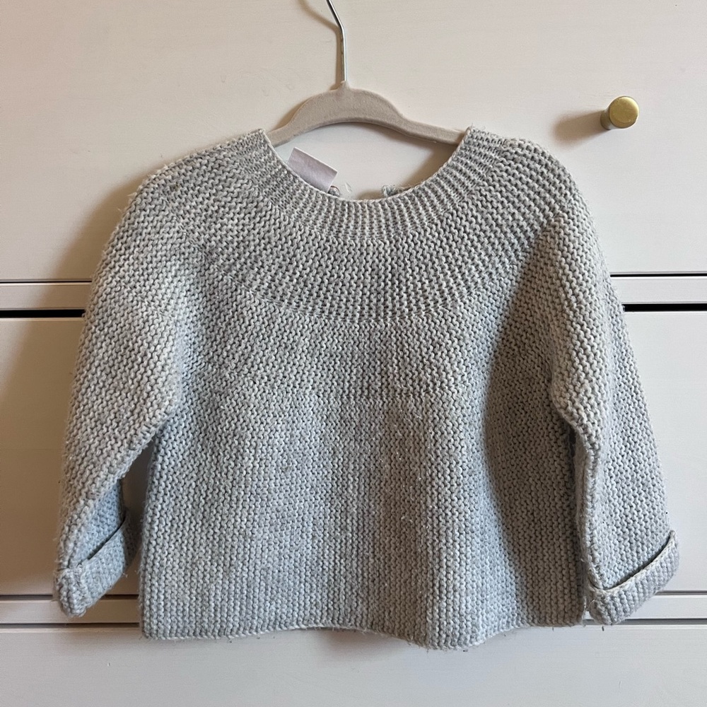 Soft grey knit